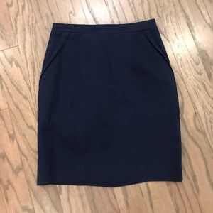 Navy skirt